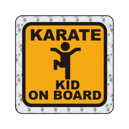 Autocollant Karate Kid On Board