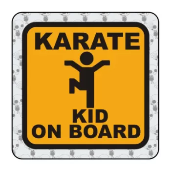 KARATE KID ON BOARD Aufkleber