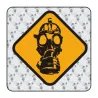 GAS MASK Aufkleber