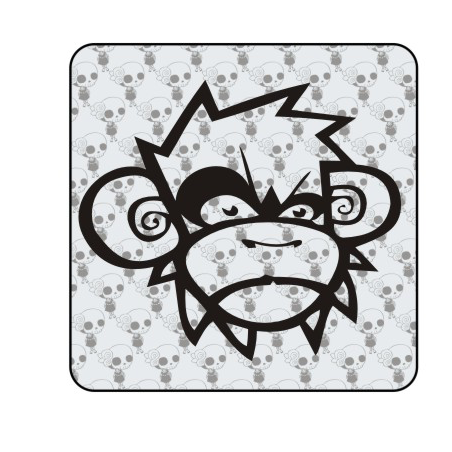 Affe Aufkleber
