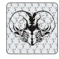 Autocollant Corazon Calaveras 2