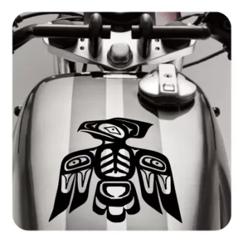 Sticker aguila maya