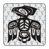 Sticker aguila maya 2