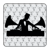 Autocollant classic dj 2