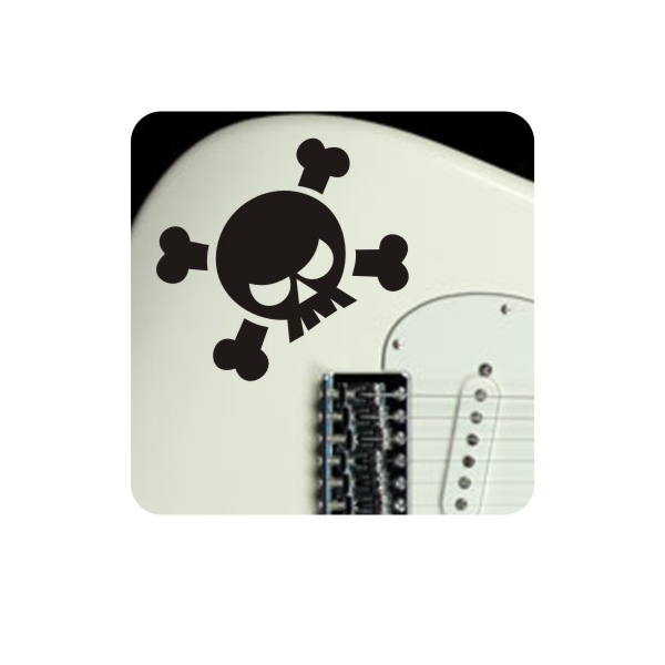 Pegatina CALAVERA. Pegatinas freaks, pegatinas frikis.