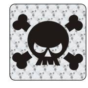 Autocollant calavera