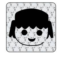 Pegatina CLIC. Pegatinas freaks, pegatinas frikis. 2