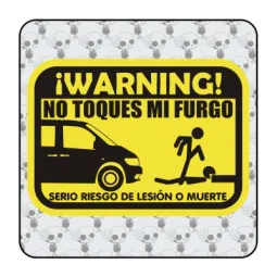 Sticker don t mess with my van 2