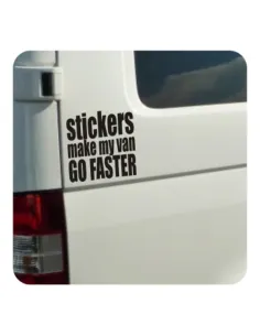 Machen Sie meinen Van schneller -2 -Aufkleber