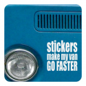 Adesivo stickers make my van go faster