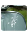 Sticker Gecko Skull