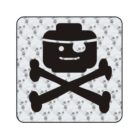 Autocollant Lego pirata