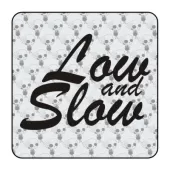 LOW AND SLOW Aufkleber 2