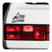 LOW AND SLOW Aufkleber