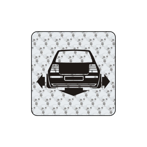 Sticker vw golf low