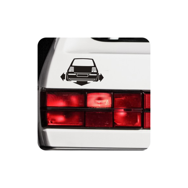 Sticker vw golf low