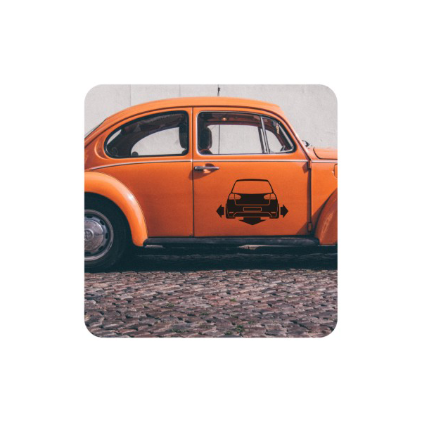 Autocollant vw golf low