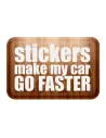 Autocollant stickers make my car go faster