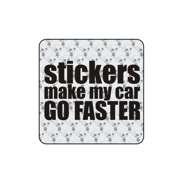 Sticker stickers make my car go faster