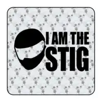 Autocollant i m the stig 2