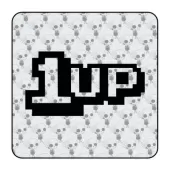 1UP Aufkleber 2