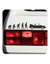 Aufkleber evolucion golf cabrio mk1