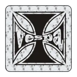 Autocollant cruz de malta vespa 2