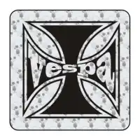 Sticker cruz de malta vespa 2