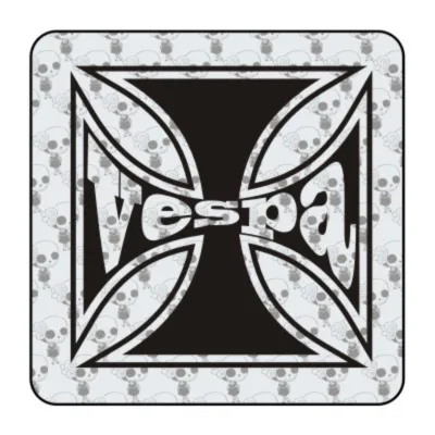 Sticker cruz de malta vespa 2