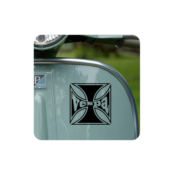 Pegatina CRUZ DE MALTA VESPA.