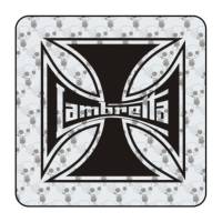 Pegatina CRUZ DE MALTA LAMBRETTA. 2