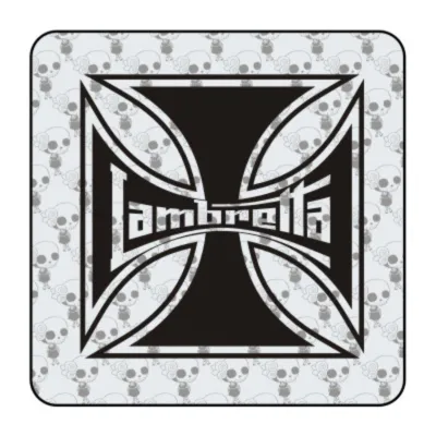 Sticker cruz de malta lambretta 2