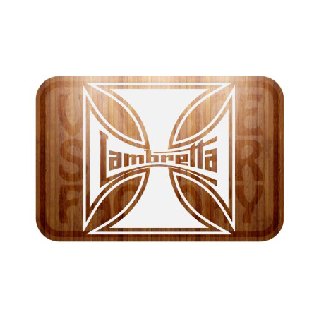 Autocollant cruz de malta lambretta