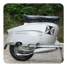 LAMBRETTA MALTERSERKREUZ Aufkleber