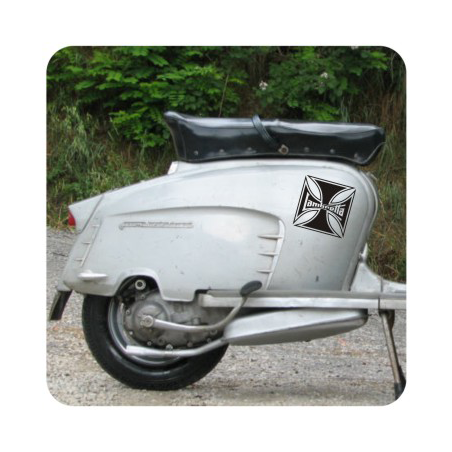 Pegatina CRUZ DE MALTA LAMBRETTA.