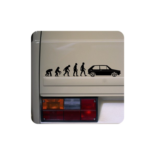 Aufkleber evolucion golf mk1