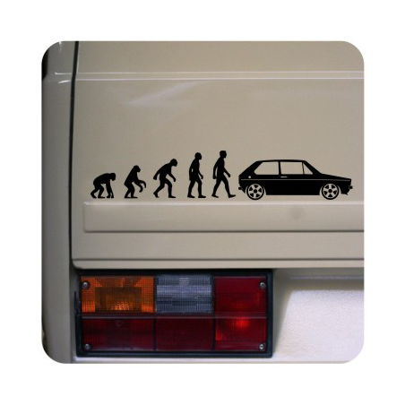 Sticker evolucion golf mk1