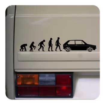 Sticker evolucion golf mk1