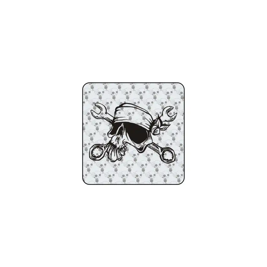 Sticker Calavera mecanico
