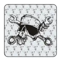 Sticker Calavera mecanico 2