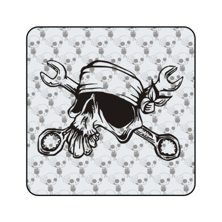 Sticker Calavera mecanico