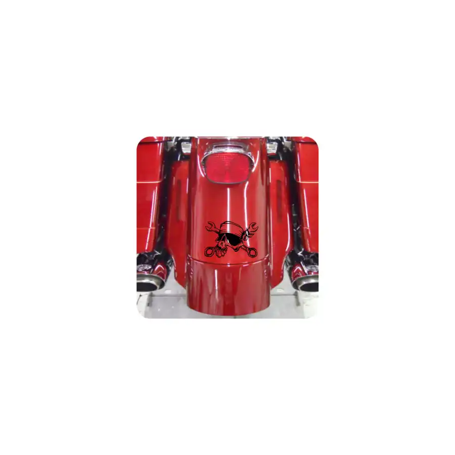 Sticker Calavera mecanico