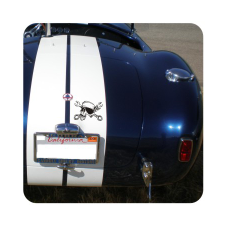 Sticker Calavera mecanico