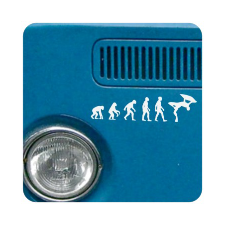 Pegatina EVOLUCION BODYBOARD. Pegatinas surferas.