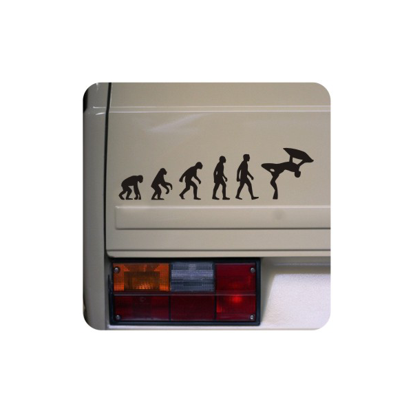 Sticker evolucion bodyboard