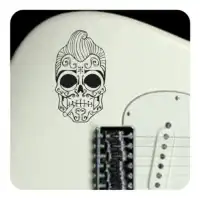 Sticker calavera llaves 2