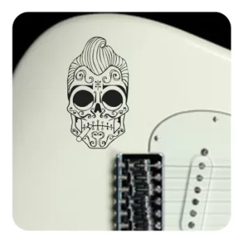 Pegatina de vinilo CALAVERA LLAVES