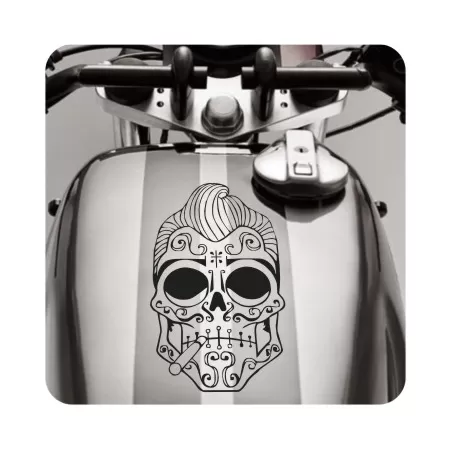 Sticker calavera llaves