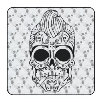 Sticker calavera llaves