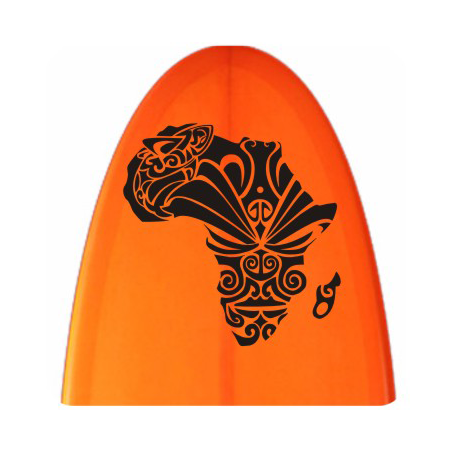 Pegatina AFRICA TRIBAL. Pegatinas surferas.
